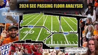 2024 Preseason: SEC Passing Floor Analysis