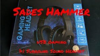 Sades Hammer USB Gaming 7.1 Surround Sound Headset Review