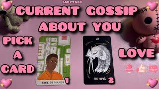 WHAT IS THE CURRENT GOSSIP ABOUT YOU AMONGST LOVE INTEREST #pickacard #gossip #tarot