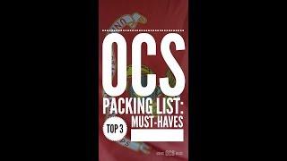 OCS Packing List: Top 3 Must-Haves