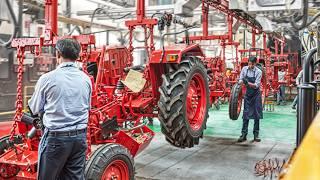 Inside Mahindra Tractors Factory - Indian Assembly line - Manufacturing process by Hands