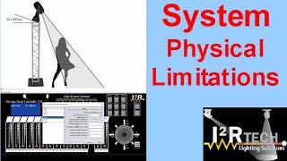 Remote Controlled Followspot System, Physical Limitations. I2R Tech Lighting Soulutions DMX Lights