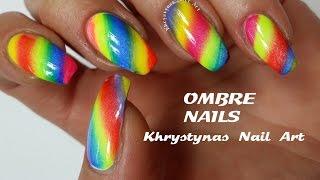 Ombre Rainbow Nails | Nail Art Tutorial