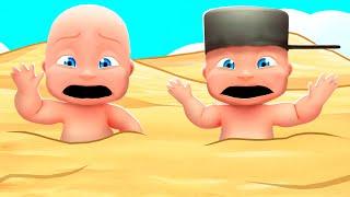 Babies Test EVERY QUICKSAND TRAP in Roblox!