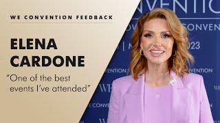 WE Convention feedback | Elena Cardone - One of the best events I’ve attended