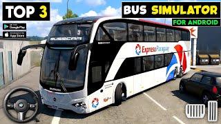 Top 3 Bus simulator games for android | Best Bus Games 2024