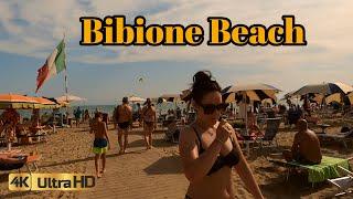 BIBIONE  BEACH  THE BEST BEACH IN THE WORLD  Bibione Beach Italy Walking Tour 2022   4K60fps