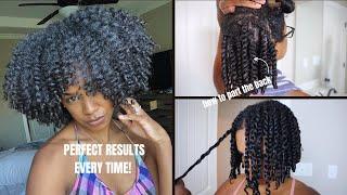 THE PERFECT TWISTOUT TUTORIAL on Natural Hair (PT 2) | DETAILED & EASY