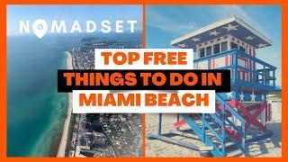 NomadSet Travels to MIAMI BEACH: The Top Free Things to Do in Miami Beach 4K