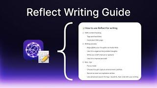 The ultimate guide to using Reflect for writing