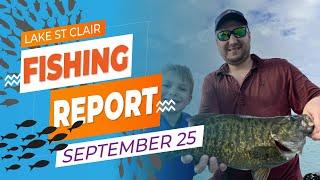 Lake St. Clair Fishing Report | September 25