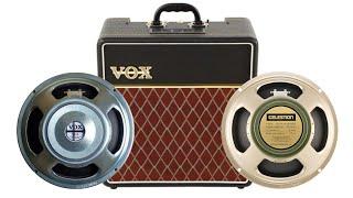 VOX AC4C1-12 / Celestion VX12 (Seventy 80) vs Greenback / Fender Player Stratocaster / Clean Tone