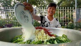 What you harvest is your mood and happiness. How should you eat so many cucumbers?