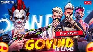 TOP 1 REGION BR RANK PUSH - GOVIND FF79 IS LIVE #freefirelive #tondegamer