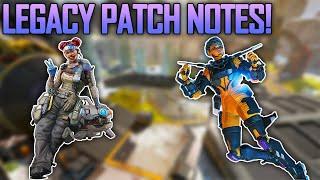 Apex Legends LEGACY Patch Notes Overview!