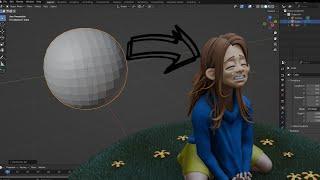 Blender Sculpting Timelapse | Juliet