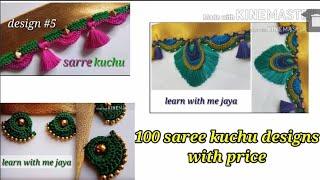 100 saree kuchu designs  with price .learn with me jaya .