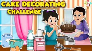 Cake Decorating Challenge | Gattu VS Chinki | Kids Video | Hindi Moral Story | Fun and Learn