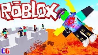 ПОЛ ЭТО ЛАВА! Безумный ЧЕЛЛЕНДЖ в Роблокс Убегаю от лавы в игре Roblox The Floor Is LAVA