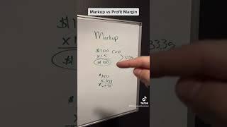 Markup Vs Profit Margins For Small Business Owners