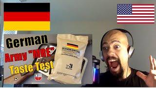 American Reacts To German Army MRE Review | 24-Hour EPA Bundeswehr Einmannpackung Federal Defence