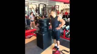 57inch box jump Alex Jenkins (270lbs) 2014