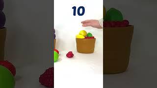 Let's count fruits I Learning Counting Video for Toddlers I Fruit Basket