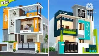 Duplex house Front Elevation Design And Beautiful Modern House Design