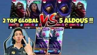 TEGANG!! 2 TOP GLOBAL VS 5 ALDOUS PUBLIK!