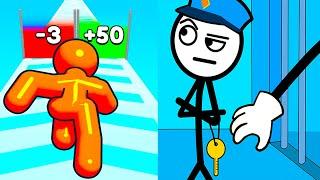 Thief Puzzle vs Tall Man Run ⭐️⭐️ Hard Levels Challenge Walkthrough Gameplay Ep225