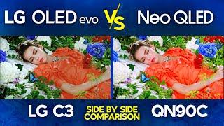 LG C3 OLED vs Samsung QN90C | OLED vs Neo QLED 2023 4K TV Comparison