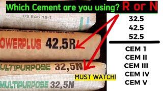 Types of Cement their uses and purposes | Classes of Cement Ordinary Portland Cement