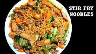 Stir Fry Chicken Noodles |Chicken Noodles Recipe | Spicy Chicken Noodles |