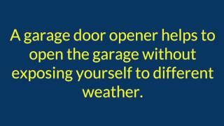 How to pick the right garage door opener