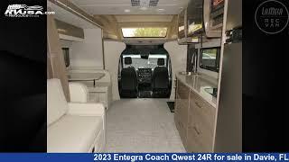 Unbelievable 2023 Entegra Coach Qwest Class C RV For Sale in Davie, FL | RVUSA.com