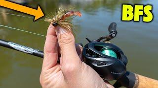 BFS Fishing With A MICRO BASS JIG!