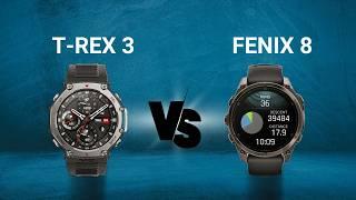 Amazfit T-Rex 3 vs Garmin Fenix 8 - Which Is The Best In Rugged Class?