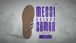 MESSI 2024 x Adidas SAMBA OG  WHITE AND PURPLE DETAILED LOOK + RELEASE INFO