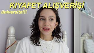 ÜNİVERSİTE İÇİN KIYAFET ALIŞVERİŞİM️ Okula Dönüş🫡 #backtoschool