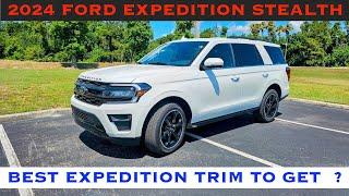 2024 Ford Expedition Limited Stealth Edition 4x2 - POV Review & Test Drive. Best Full Size Sport SUV