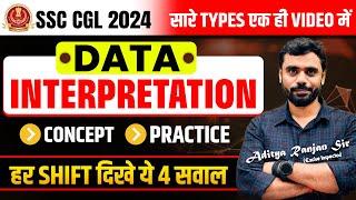 COMPLETE DATA INTERPRETATION || Concept+ Practice || FOR SSC CGL  2024 BY Aditya Ranjan Sir #ssc