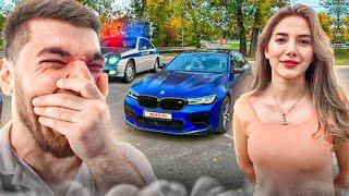 ПОДРУГА РАВШАНА ОЦЕНИЛА НОВУЮ BMW M5 F90 !| ДРИФТ ПО АПШЕРОНСКУ НА МКЕ !