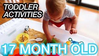 WHAT ACTIVITIES MY 17 MONTH OLD BABY DOES IN A DAY! (Great for Development!)