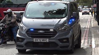 Unmarked Ford Transit Custom MSRT van responding through Euston | Metropolitan Police