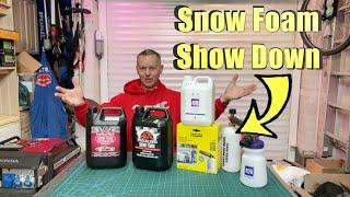 "Snow Foam Showdown" Karcher, AutoGlym, Stone Banks, ProKleen, & DirtBusters.