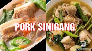 PORK SINIGANG FOR DINNER...