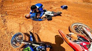 Scary Dirtbike Crash Situation