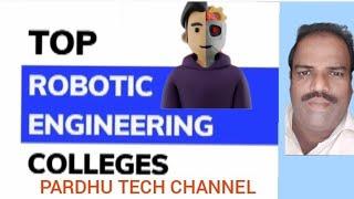 TOP ROBOTICS ENGINEERING COLLEGES IN INDIA