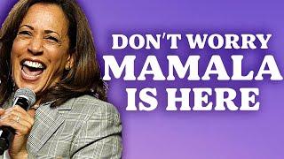 kamala harris is going to kiss your boo boo