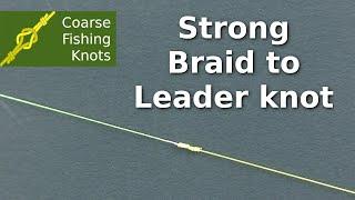 Strong braid to mono leader knot